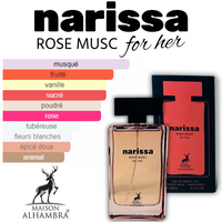 Narissa Rose Musc - Maison alHambra - Eau de parfum - 100 ml