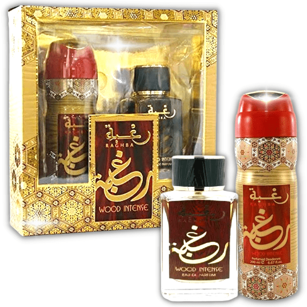 Raghba Wood Intense – Lattafa – Coffret Cadeau – 100 ml
